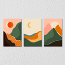 Nature Landscape Wall Art 17, Set Of 3