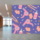 Purple Hair Dresser Tool Wallpaper