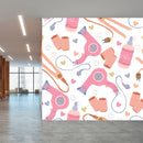 White Hair Dresser Tool Wallpaper