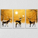 Deer Inspired Wall Art 2, Set Of 3