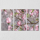 Flower On Branches Wall Art, Set Of 3