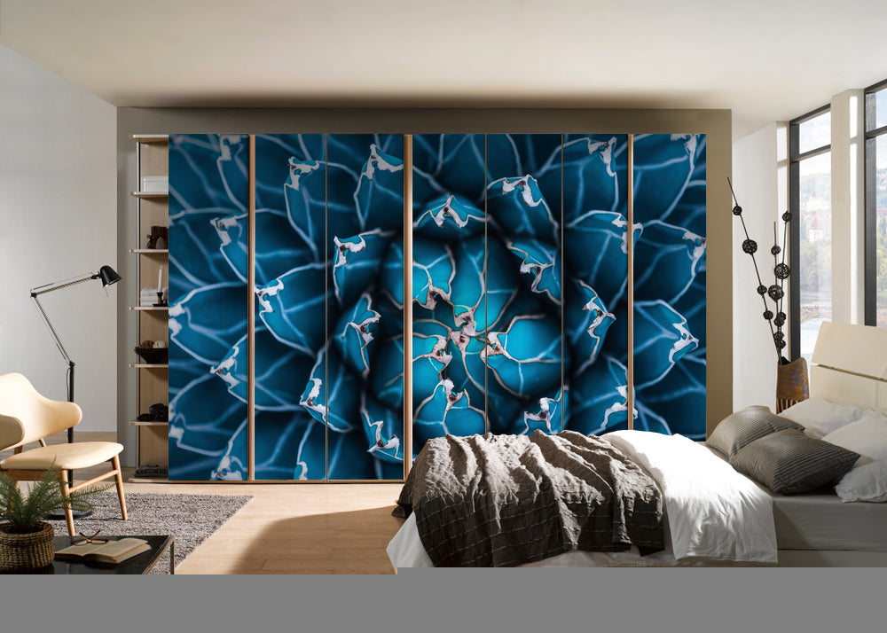 3D Flower Art Self Adhesive Sticker For Wardrobe