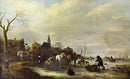 Antique Victorian Landscape Wallpaper