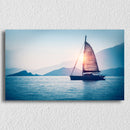Sunset & Sailboat Painting