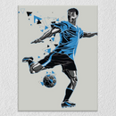 Footballer With A Graphic Trait