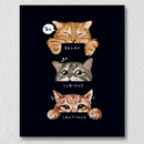 Relax Curious Cautious Cat