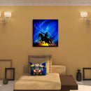 Blue Shivaji Mahraj Silhouette