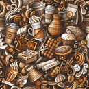 Donut Jar Art Self Adhesive Sticker For Refrigerator