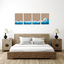 Beach Inspired Wall Art 13, Set Of 4