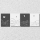 Nature Landscape Wall Art 13, Set Of 4