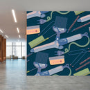 Straightener Curler Green Wallpaper