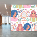 Hair Dresser White Wallpaper