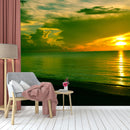 Green Sunset Wallpaper