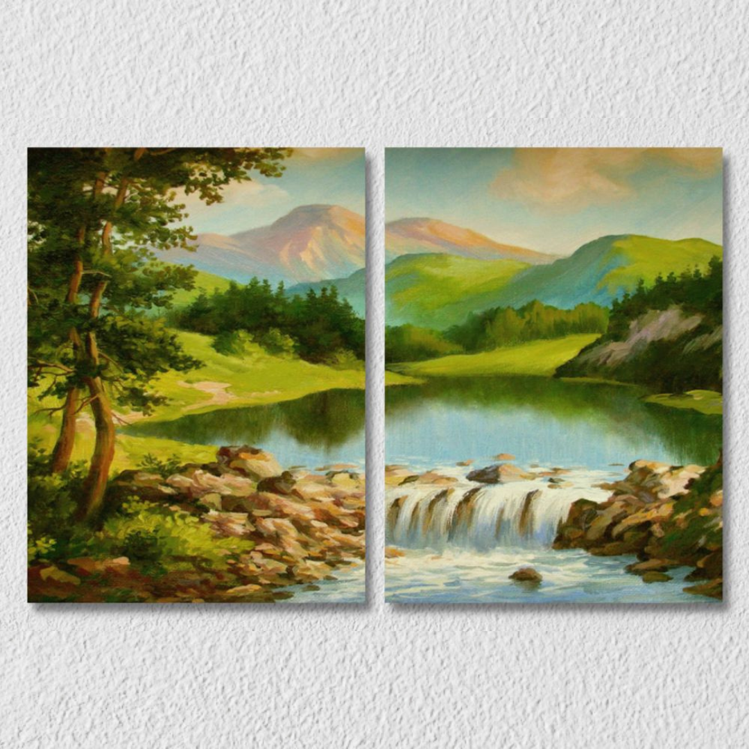 Nature Landscape Wall Art 3, Set Of 2