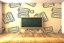 Books Orange Wallpaper