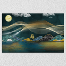 Golden Stroke Mountain And River