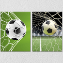 Football Net Wall Art, Set Of 2