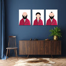 Money Heist Wall Art, Set Of 3