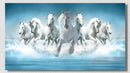 7 Horses Landscape Wall Art 2