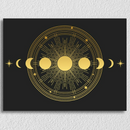 Golden Black Moon Phases