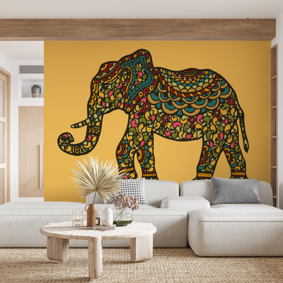 Colorful Elephant Wallpaper