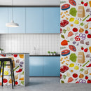 Fruits And Veg Vector Customize Wallpaper
