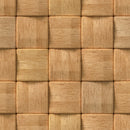 Brown 3D Pattern Self Adhesive Sticker For Refrigerator