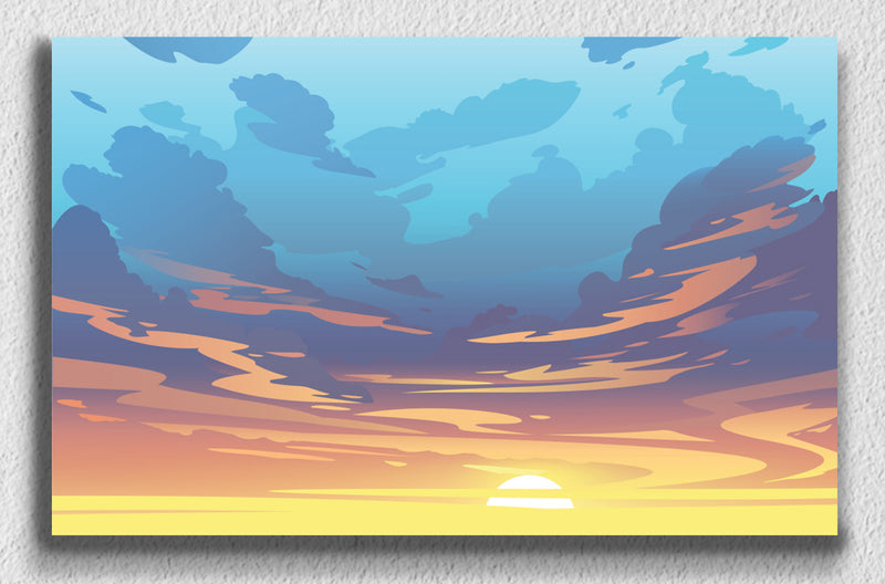 Sunset And Sunrise Wall Art 15