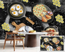Egg omlet Cafe Wallpaper