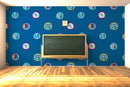 Blue Paint Book Art Wallpaper