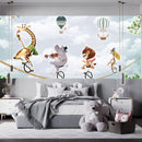 Nursery Wall Design Watercolor Kids Wallpaper