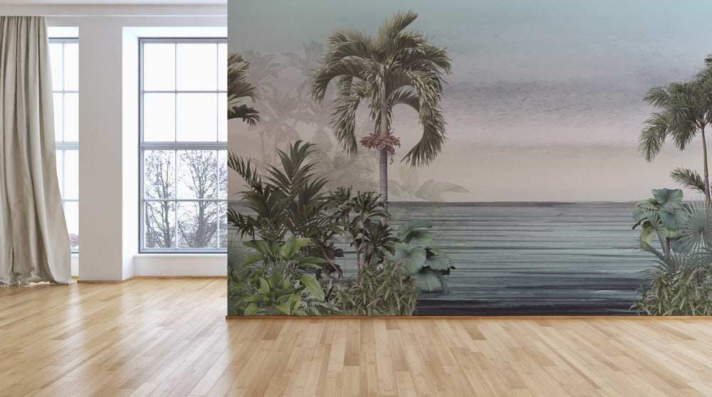 Tropical River Jungle Wallpaper