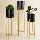 Planter With Stand Set of 3 (61)