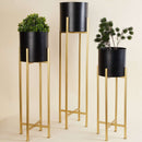Metal Plant Stand With Planter 93