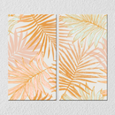 Palm Leaves Wall Art, Set Of 2