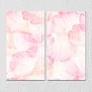 Light Layered Petals Wall Art, Set Of 2