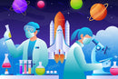 Astro Scientist Wallpaper