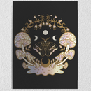 Mushroom Moon Phases