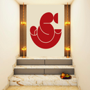 Abstract Ganpati Sticker