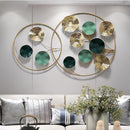 Leaves In Rings Wall Art