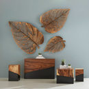 Bronze Leaf Wall Art