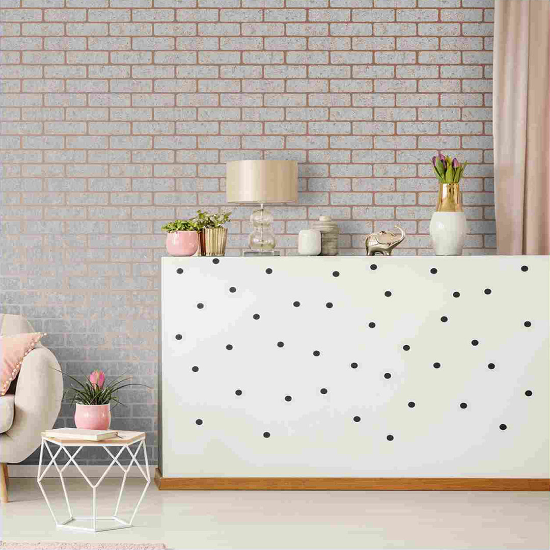 Milan Non Woven Brick Pattern Wallpaper