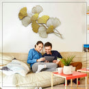 Classy Wall Hangings Golden Silver Leaves