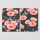 Pink Rose Wall Art. Set Of 2