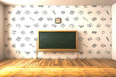 Simple Black Doodle School Wallpaper