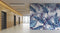 Tropical Blue Decorative Wallpaper