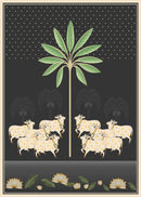 Pichwai Modern Wallpaper