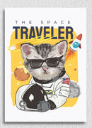 The Space Traveler Cat Art