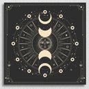 Black Beige Moon Phases