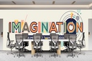 Multicolour Imagination Typography Wallpaper